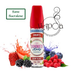 liquide BERRY BLAST 0% SUCRALOSE 50ML - DINNER LADY