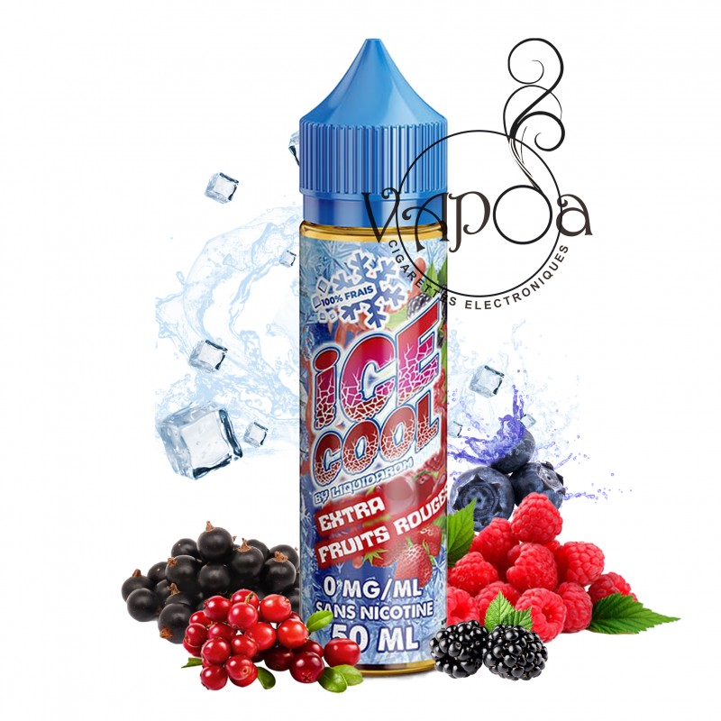 Liquide EXTRA FRUITS ROUGES 50 ML - ICE COOL