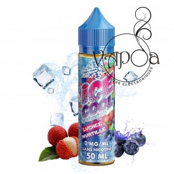 Liquide LYCHEE MYRTILLE 10 ML - ICE COOL