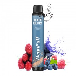 POD JETABLE MIXED BERRY 3000 PUFFS - MEGAPUFF