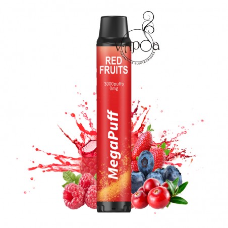 POD JETABLE RED FRUITS 3000 PUFFS – MEGAPUFF